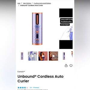 Unbound beauty hair curler electric